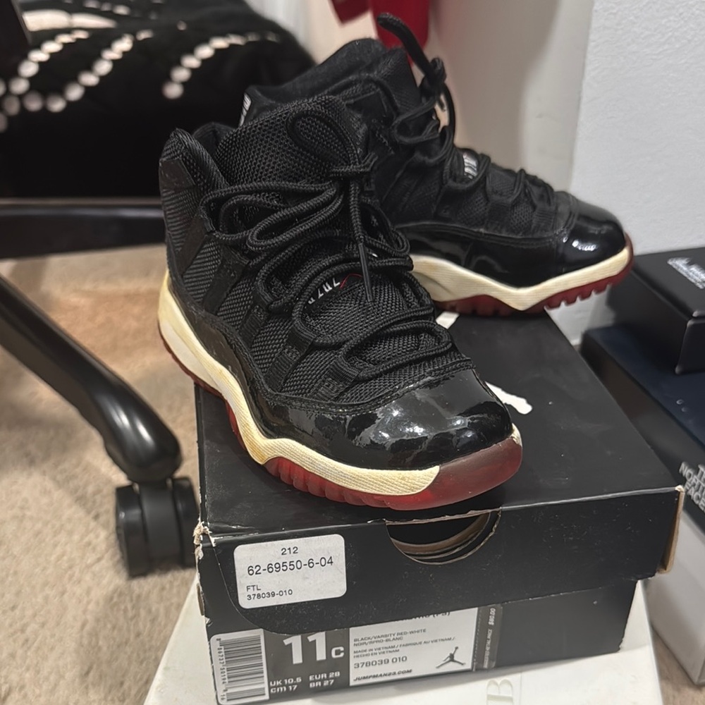 Jordan Kids Sneakers - Black and Red